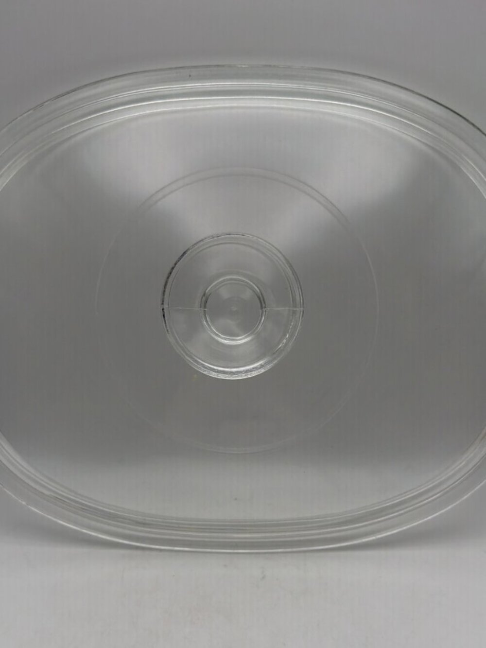 Pyrex F12C Glass Oval 1.5 qt Casserole Lid Only Replacement Glassware EUC